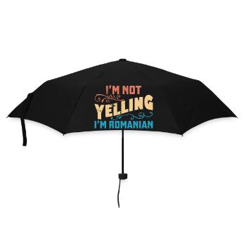 Balkans Roumanie Vacances Roumanie Voyage Personnes - Parapluie standard - noir - Devant