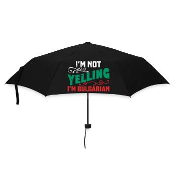 Bulgarien Herkunft Balkan Sofia Urlaub Reise - Regenschirm (klein) - Schwarz - Vorne