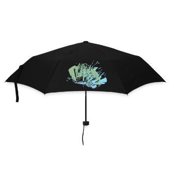 Skater - Regenschirm (klein) - Schwarz - Vorne