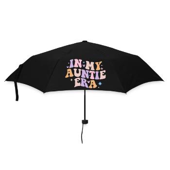 In My Auntie Era Baby Announcement for Aunt - Umbrella (small) - black - Front