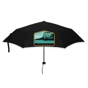 Château de Boccale: Charme der toskanischen Küste - Regenschirm (klein) - Schwarz - Vorne