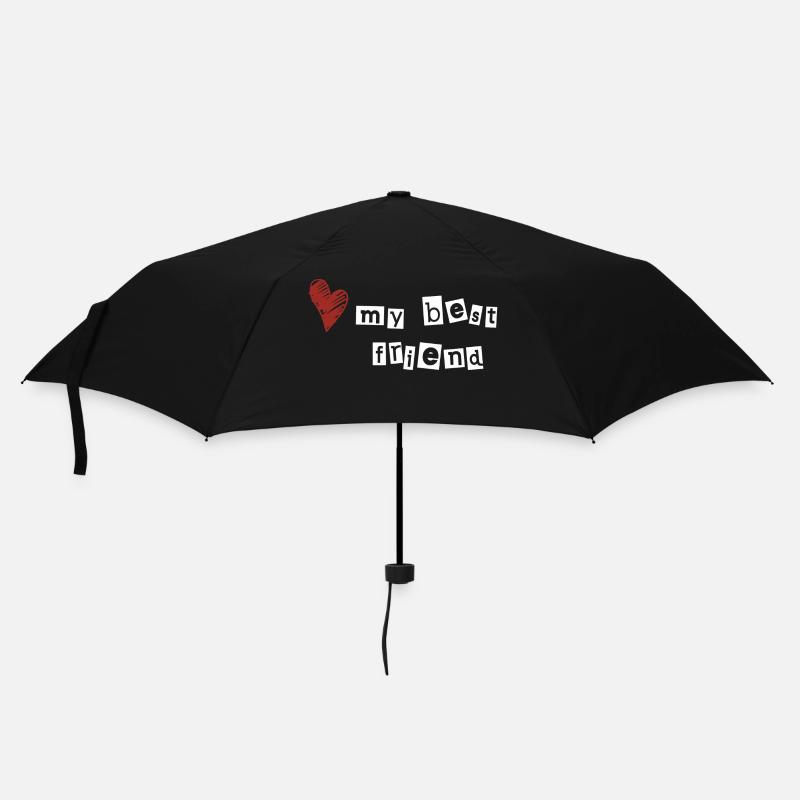 J’aime mon meilleur ami - Parapluie standard - noir