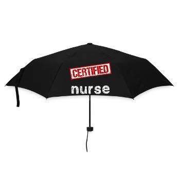 Krankenschwester - Regenschirm (klein) - Schwarz - Vorne