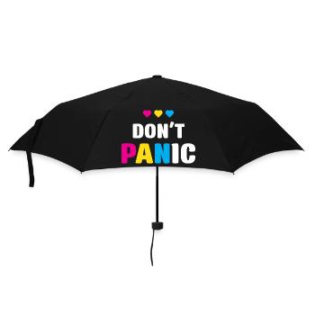 LGBT Pride Month - Don't Panic - Umbrella (small) - black - Front
