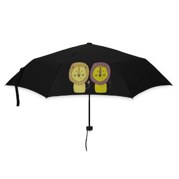 Löwen brace - Umbrella (small) - black - Front