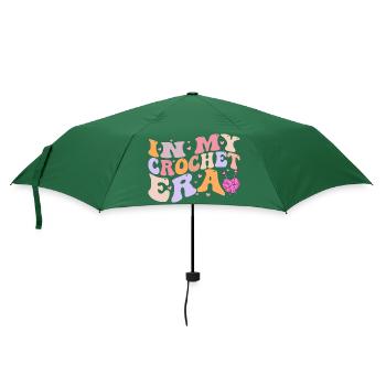 In My Crochet Era Funny Crocheting Funny Crocheter - Parapluie standard - vert bouteille - Devant