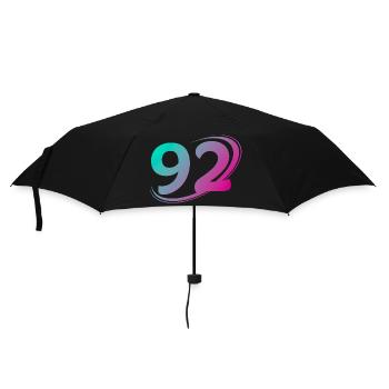Number 92 multicolor - Umbrella (small) - black - Front