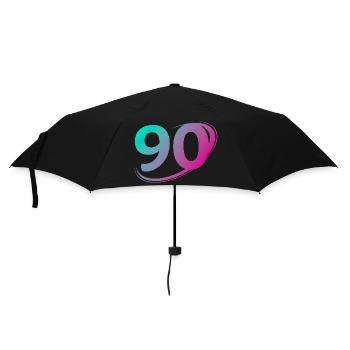 Number 90 multicolor - Umbrella (small) - black - Front