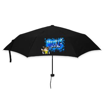 MARIUS GRAFFITI NAME PRINT - Parapluie standard - noir - Devant