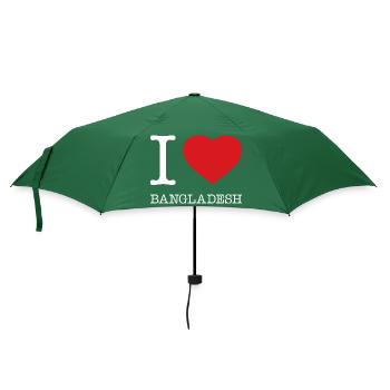 I LOVE BANGLADESH - Umbrella (small) - bottlegreen - Front