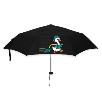 Goes To School Kinda Hard - Umbrella (small) - black - Front