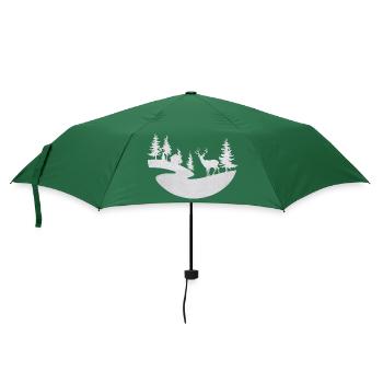 winter - Umbrella (small) - bottlegreen - Front