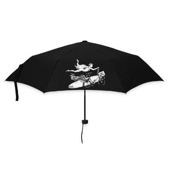 Flying Bike - Blanc - Parapluie standard - noir - Devant