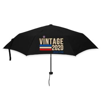 Jahrgang 2020 limitierte Auflage - Regenschirm (klein) - Schwarz - Vorne