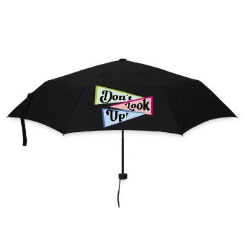Don't look up - Regenschirm (klein) - Schwarz - Vorne