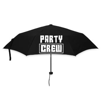 Équipe de fête - Parapluie standard - noir - Devant
