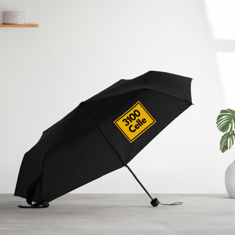 Panneau de lieu - puis rétro ancien code postal 3100 CELLE Parapluie standard