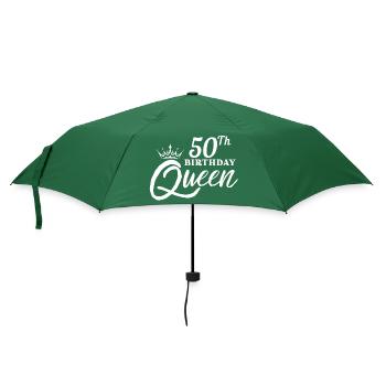 Reine du 50e anniversaire - Parapluie standard - vert bouteille - Devant