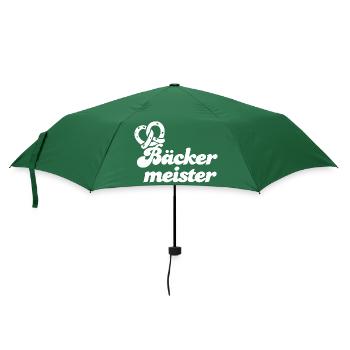 Bäckermeister - Regenschirm (klein) - Flaschengrün - Vorne