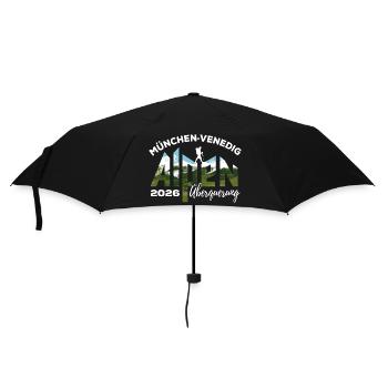 Crossing the Alps 2026 Munich Venice Hiking - Umbrella (small) - black - Front