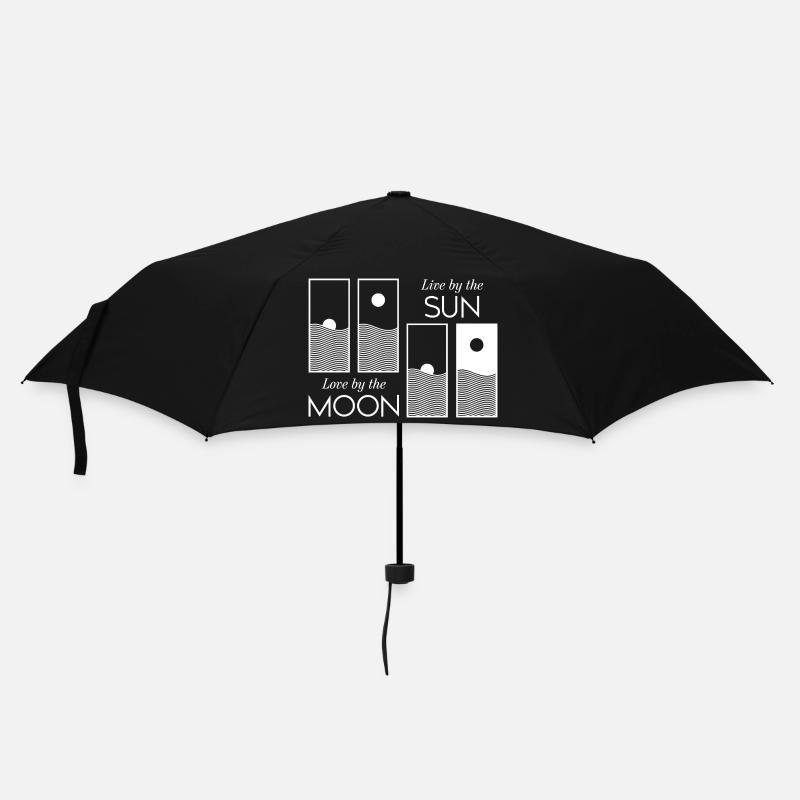 Lever / Coucher de soleil - Parapluie standard - noir