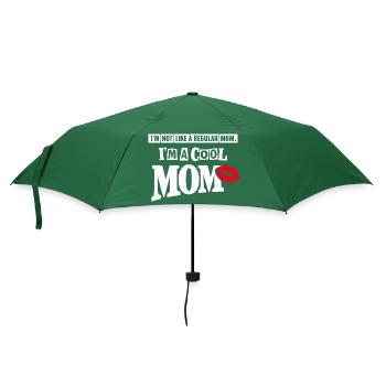 Cooles Mama-Shirt – lustiges Muttertagsgeschenk zum lustigen Kuss - Regenschirm (klein) - Flaschengrün - Vorne