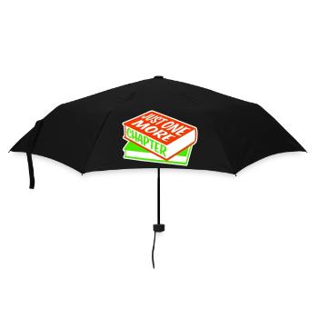 Just One More Chapter Lustig Bücherwurm Lesen Cool - Regenschirm (klein) - Schwarz - Vorne