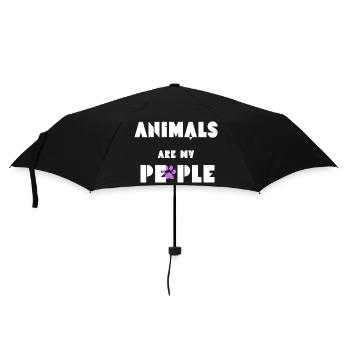 Les animaux sont mon peuple - Parapluie standard - noir - Devant