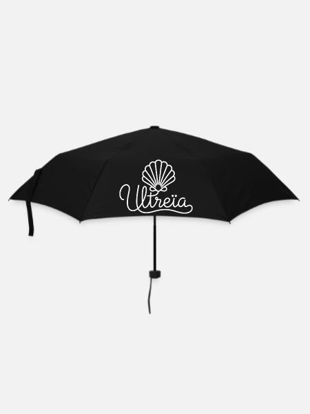 Ultreïa Coquille Saint-Jacques, Chemin Compostelle - Parapluie standard - noir