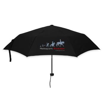 Reitsport Evolution - Regenschirm (klein) - Schwarz - Vorne
