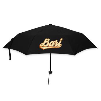 Vintage Bari lettering - Umbrella (small) - black - Front