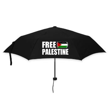 Free palestine - Umbrella (small) - black - Front