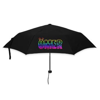 Ömer RS Arc-en-ciel - Parapluie standard - noir - Devant