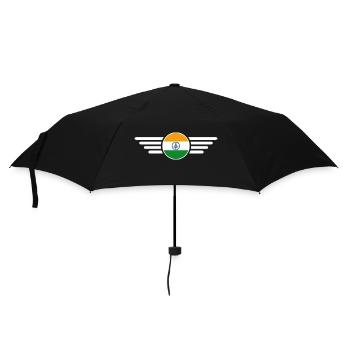 India Splendor of Colors T-Shirt - Umbrella (small) - black - Front
