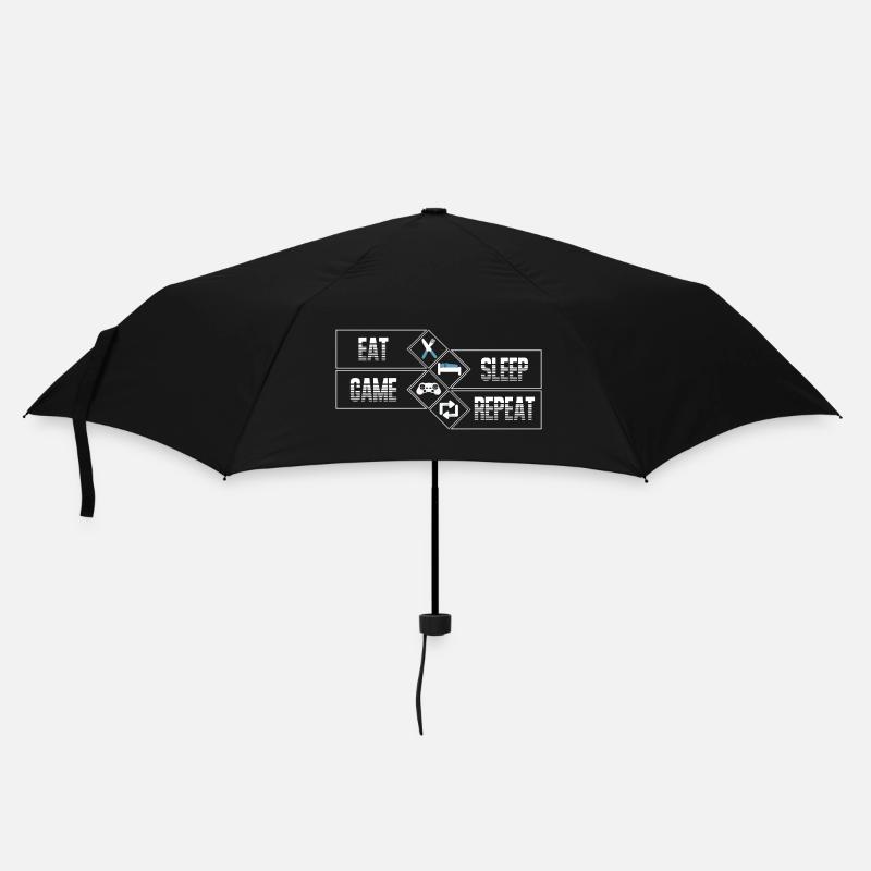 PC Gaming - Eat Sleep Game Repeat - Umbrella (small) - black