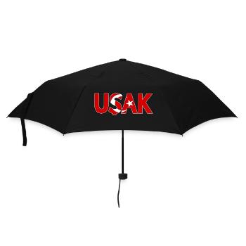 Usak Turkey Flag - Umbrella (small) - black - Front