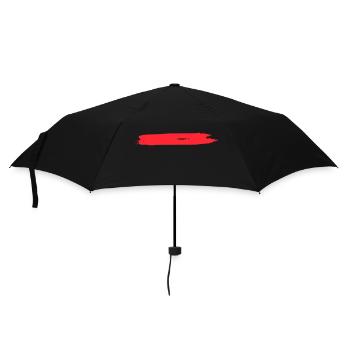 Brush Stroke Line - Umbrella (small) - black - Front