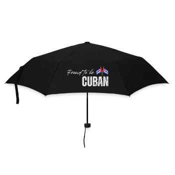 Cuban pride, I love Cuba - Umbrella (small) - black - Front