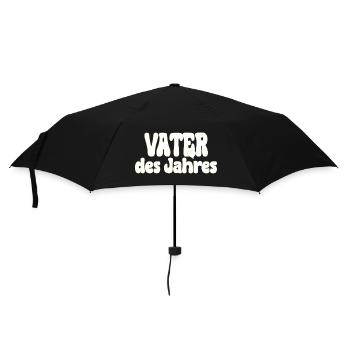 Vater des Jahres Award Design - Regenschirm (klein) - Schwarz - Vorne