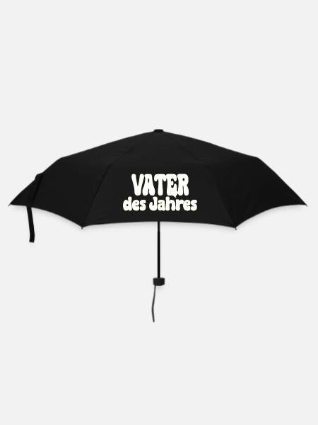 Vater des Jahres Award Design - Regenschirm (klein) - Schwarz