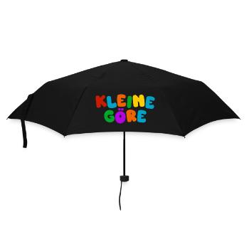 Kleine Göre - Farbexplosion - Regenschirm (klein) - Schwarz - Vorne