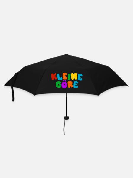 Kleine Göre - Farbexplosion - Regenschirm (klein) - Schwarz