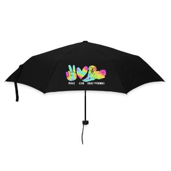Pyrenean Dog - Umbrella (small) - black - Front