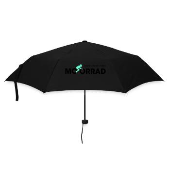 nicht ohne mein Motorrad - Regenschirm (klein) - Schwarz - Vorne