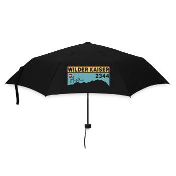 Wilder Kaiser Kaiserkrone Kitzbühel Hiking Tyrol - Umbrella (small) - black - Front