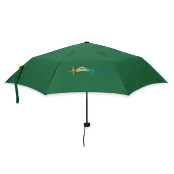 Taxi-Herzschlag - Regenschirm (klein) - Flaschengrün - Vorne