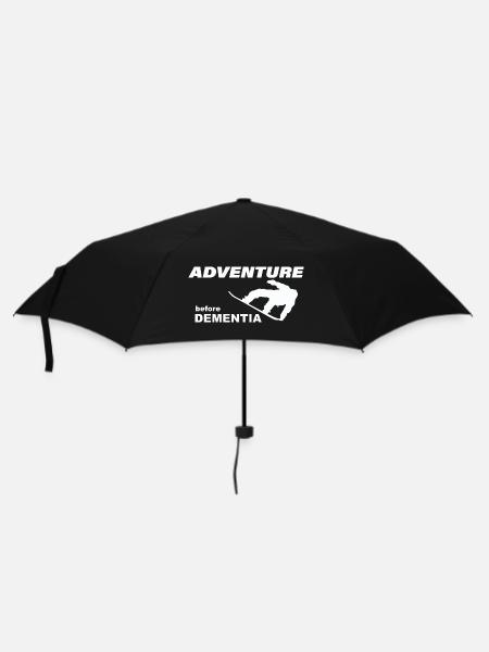 SNOWBOARD ADVENTURE - Regenschirm (klein) - Schwarz