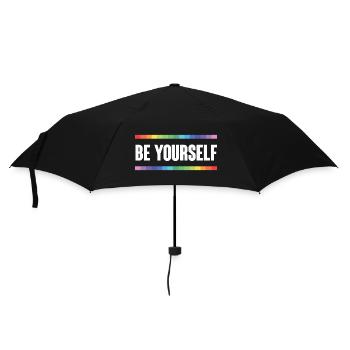 LGBTQ Pride Month - Be Yourself - Umbrella (small) - black - Front
