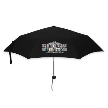 Iconic Festspielhaus Bayreuth, Bavaria - Umbrella (small) - black - Front