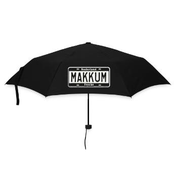 T-Shirt Makkum Hoodie Ijsselmeer Friesland - Regenschirm (klein) - Schwarz - Vorne
